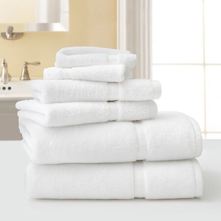 Martex By Westpoint Hospitality White Washcloth, 13 x 13, 17lbs, 12PK 7132201